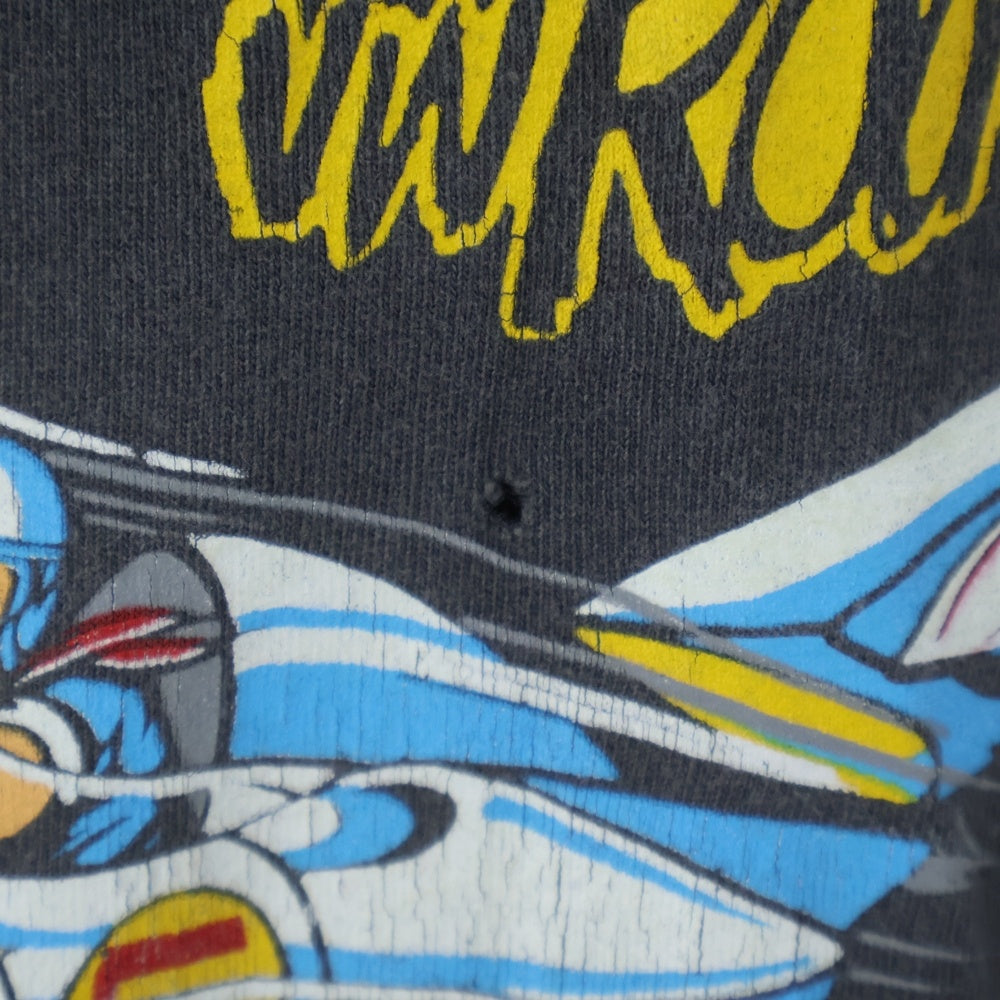 VINTAGE(ヴィンテージ) 90S SPEED RACER 1992 OVP スピードレーサー マッハGOGOGO オーバープリント 半袖Tシャツ ブラック