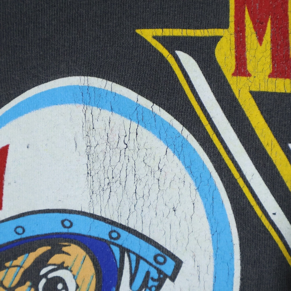 VINTAGE(ヴィンテージ) 90S SPEED RACER 1992 OVP スピードレーサー マッハGOGOGO オーバープリント 半袖Tシャツ ブラック
