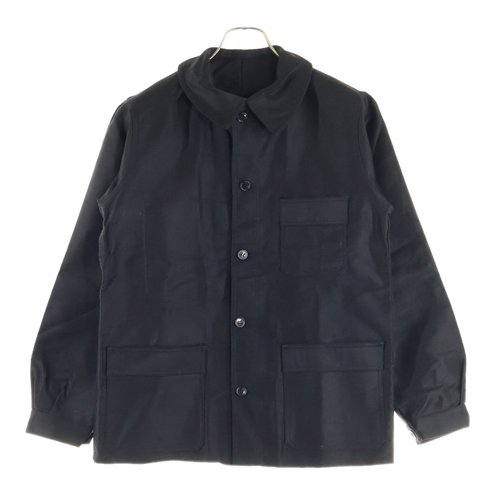 VINTAGE(ヴィンテージ) 40-50s Mont Kemmel Black moleskin jacket モンケメル ブラックモールスキン フレンチワークジャケット ブラック