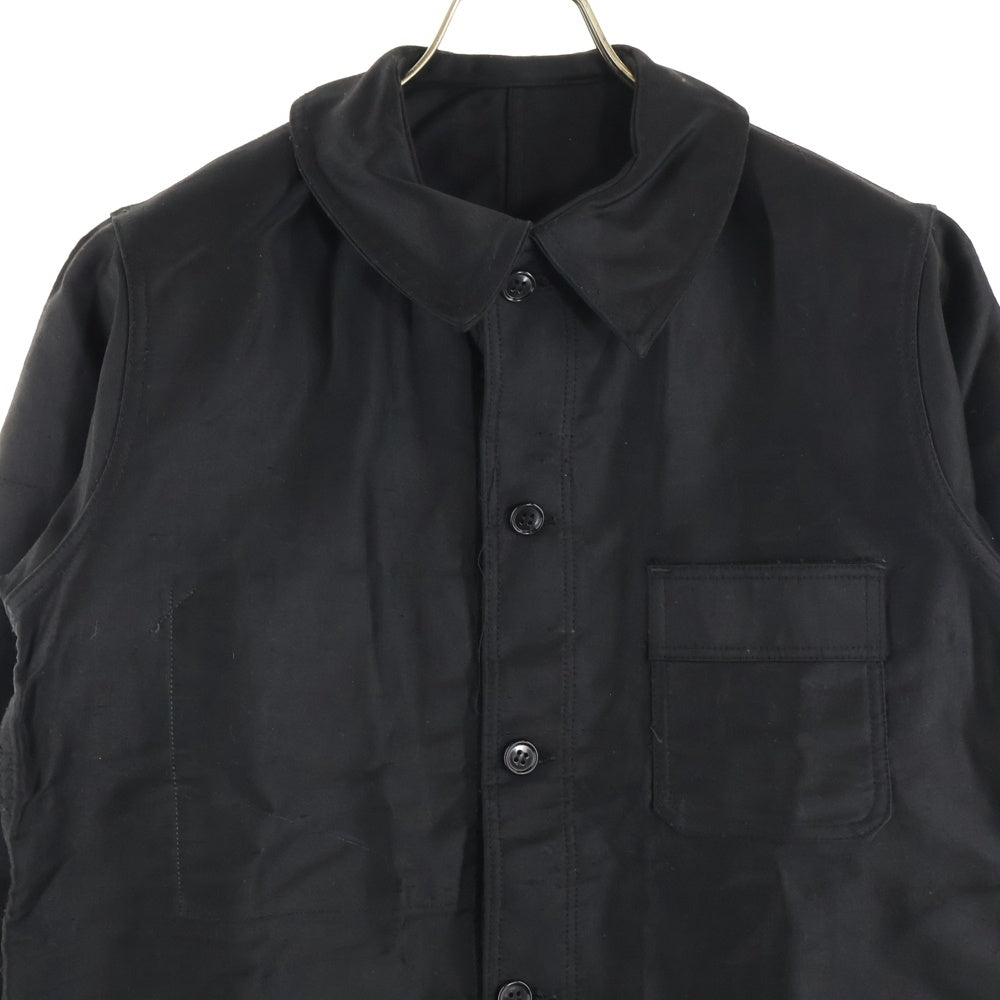 VINTAGE(ヴィンテージ) 40-50s Mont Kemmel Black moleskin jacket モンケメル ブラックモールスキン フレンチワークジャケット ブラック