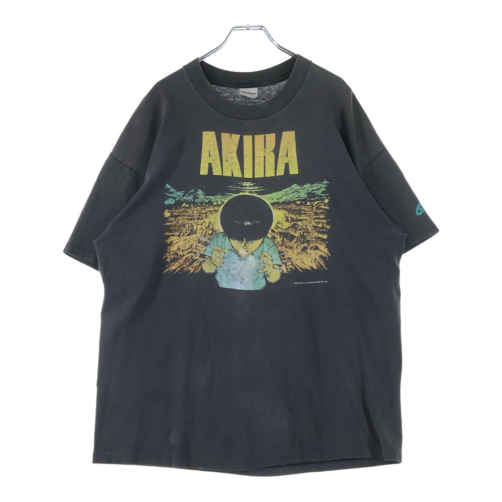 VINTAGE(ヴィンテージ) 90S AKIRA アキラくん 半袖プリントTシャツ Stedman ブラック