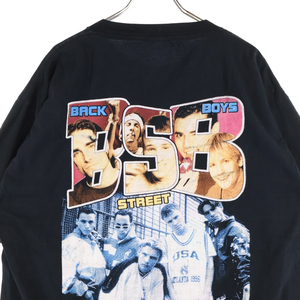 VINTAGE(ヴィンテージ) 90s Backstreet Boys BSB TEE バックストリート・ボーイズ 両面プリント半袖Tシャツ カットソー ブラック