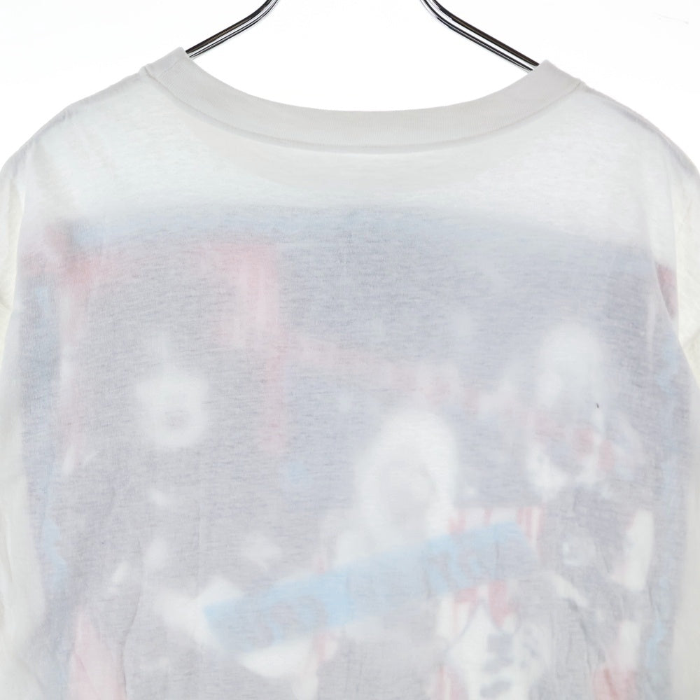 VINTAGE(ヴィンテージ) 80s MOTLEY CRUE TEE モトリークルー フロントプリント半袖Tシャツ カットソー ホワイト