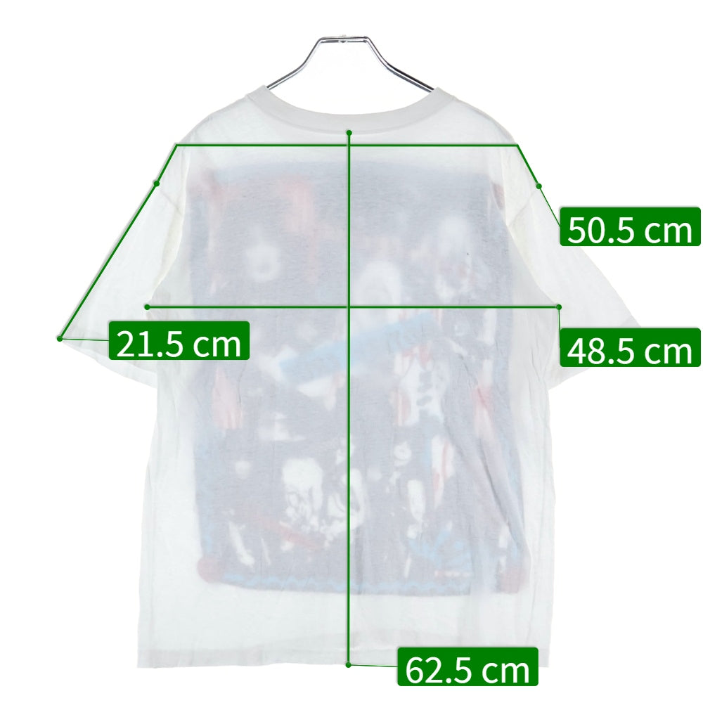 VINTAGE(ヴィンテージ) 80s MOTLEY CRUE TEE モトリークルー フロントプリント半袖Tシャツ カットソー ホワイト