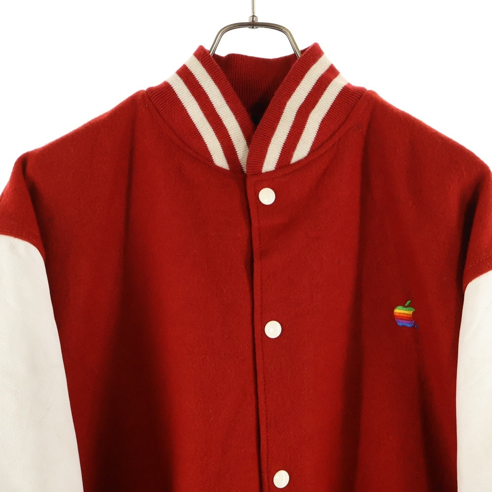 VINTAGE(ヴィンテージ) 90s USA製 APPLE スタジアムジャケット アウター レッド/ホワイト