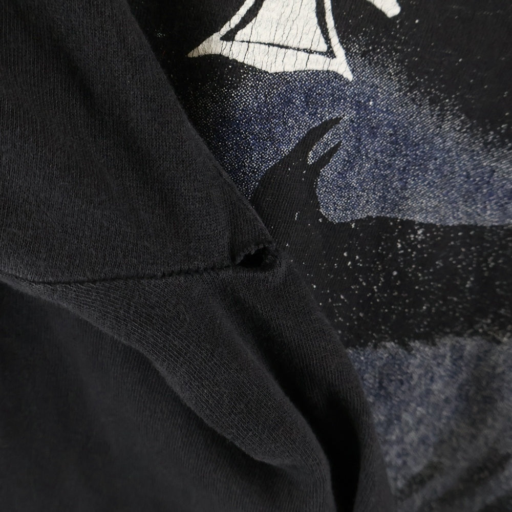 VINTAGE(ヴィンテージ) 90s Immortal Nebular Ravens 両面プリント 長袖Tシャツ ロングスリーブ ブラック
