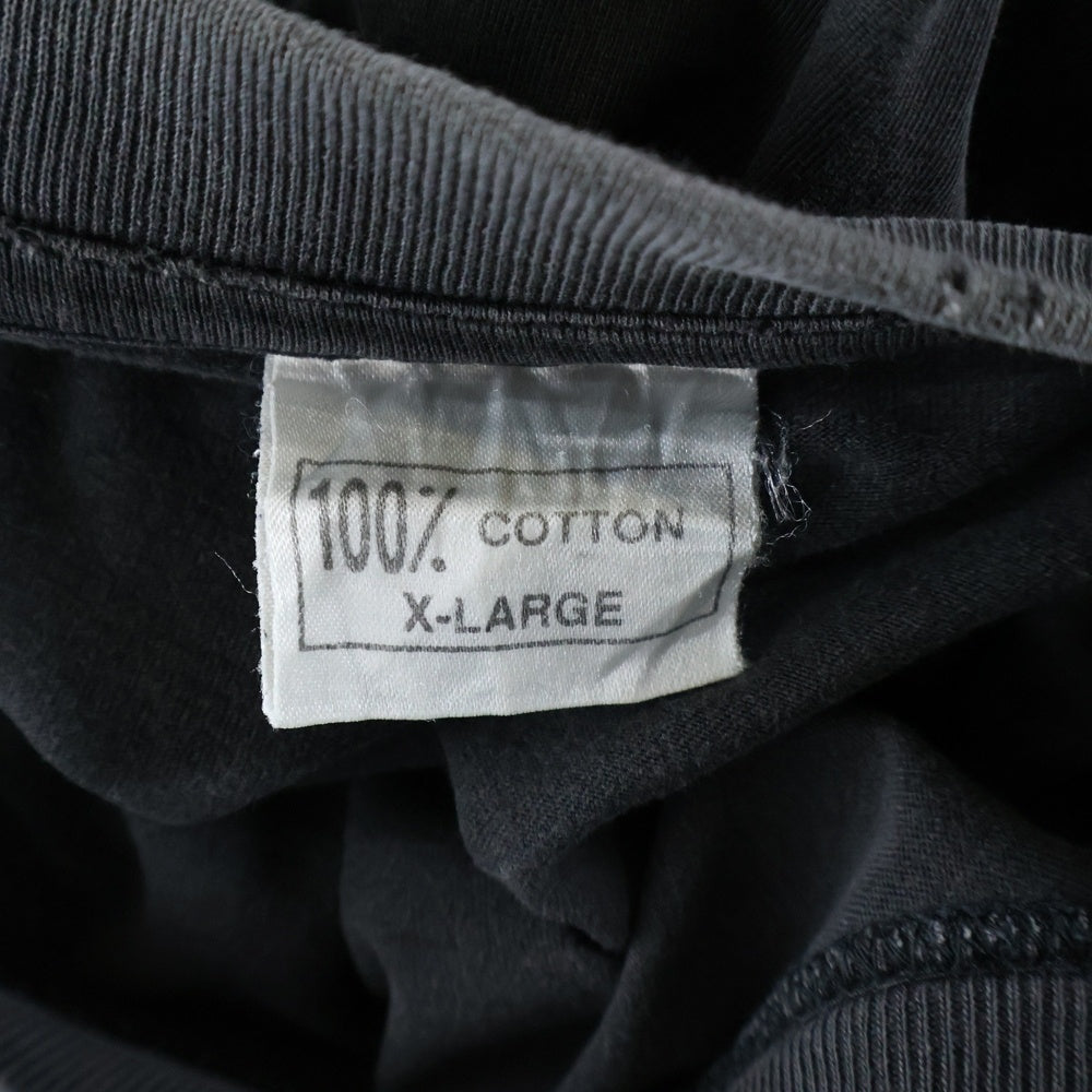 VINTAGE(ヴィンテージ) 90s RAGE AGAINST THE MACHINE L/S レイジアゲインストザマシーン フロント アーム プリント Tシャツ 長袖カットソー ブラック