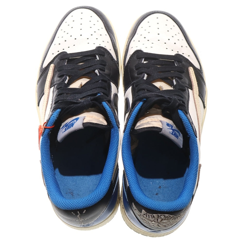 NIKE(ナイキ) ×TRAVIS SCOTT FRAGMENT DESIGN AIR JORDAN 1 LOW OG SP ×トラヴィススコット フラグメント エアジョーダン1 ローカットスニーカー US8.5/26.5cm DM7866-140