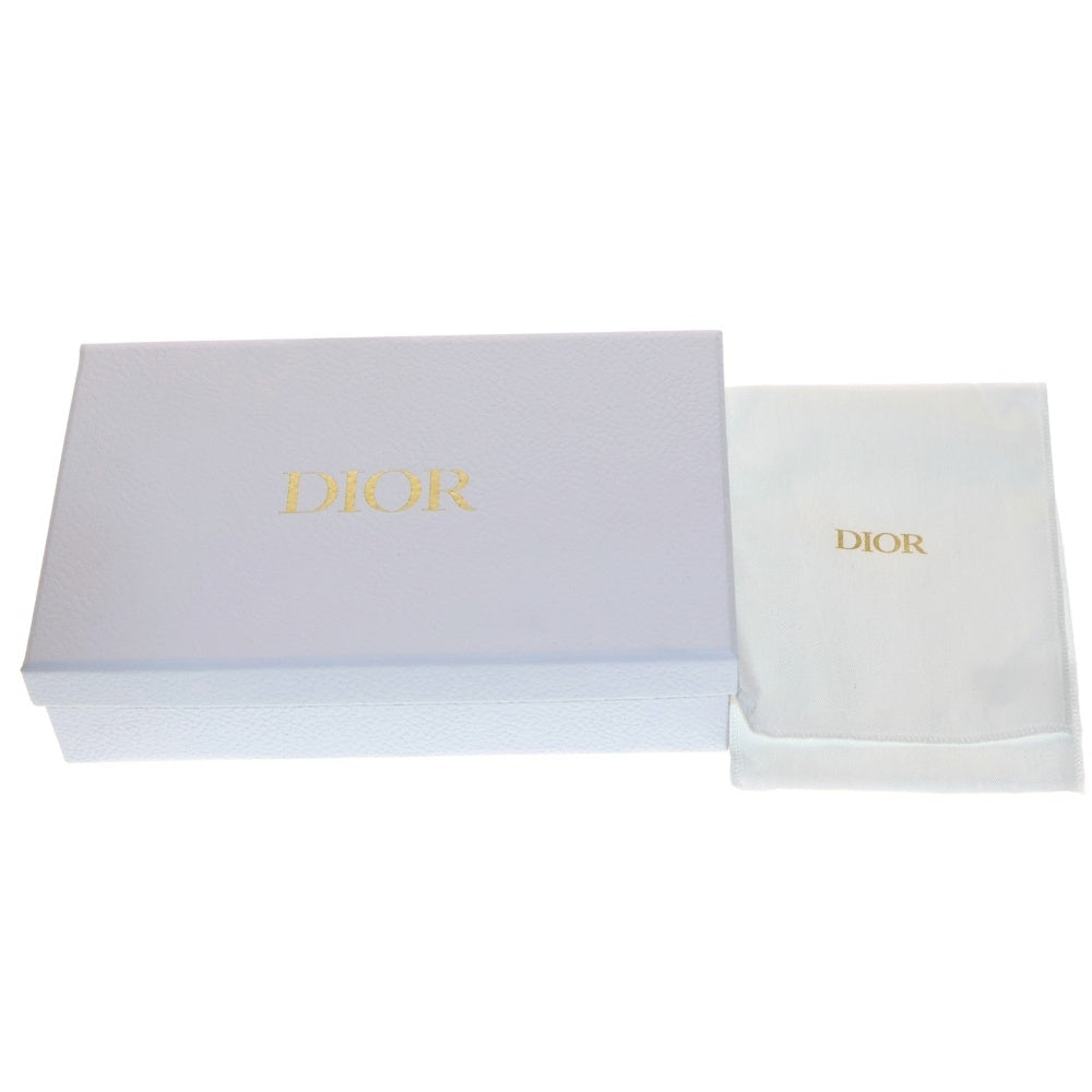 Christian Dior(クリスチャンディオール) カナージュ レザー アイフォンケース iPhone 14 ピンク