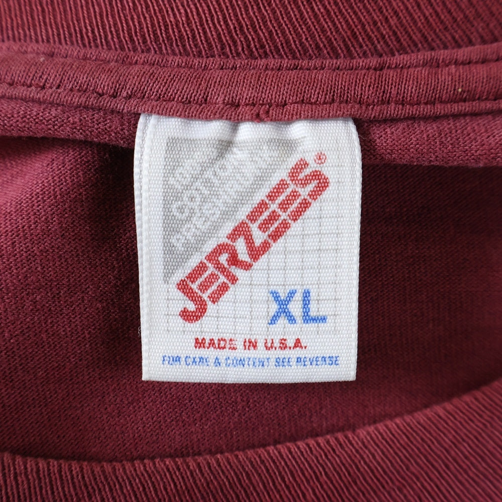 VINTAGE(ヴィンテージ) 90s SONIC YOUTH ヒステリックコミックス 無敵戦隊 ソニックユース Tシャツ 半袖カットソー ボルドー