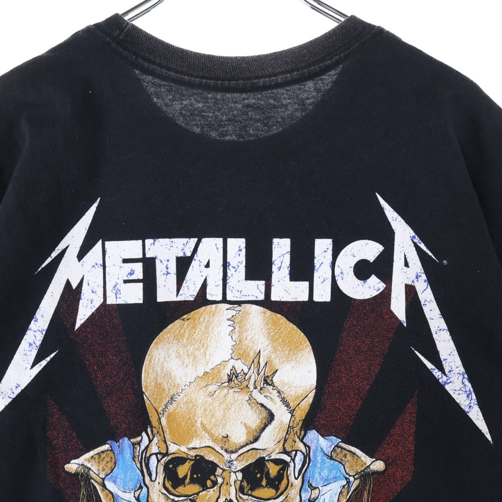 VINTAGE(ヴィンテージ) 00s METALLICA DORIS PUSHEAD 2007 メタリカ ドリス パスヘッド 両面プリント Tシャツ 半袖カットソー ブラック