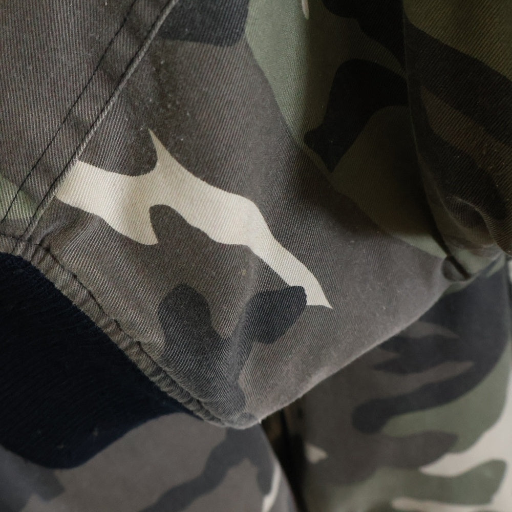 RAF SIMONS(ラフシモンズ) 01AW Archive Riot Riot Riot期 Bomber ma1 Jacket アーカイブ パッチワーク ボンバージャケット ホワイト/ブラック
