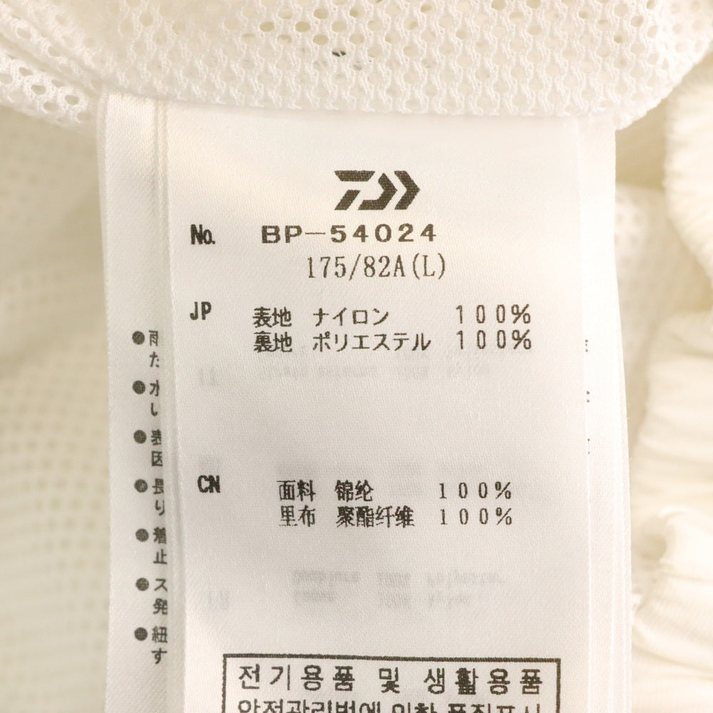 DAIWA PIER39(ダイワ ピアサーティナイン) TECH OVER PANTS テック オーバーパンツ ナイロンパンツ ホワイト BP-54024