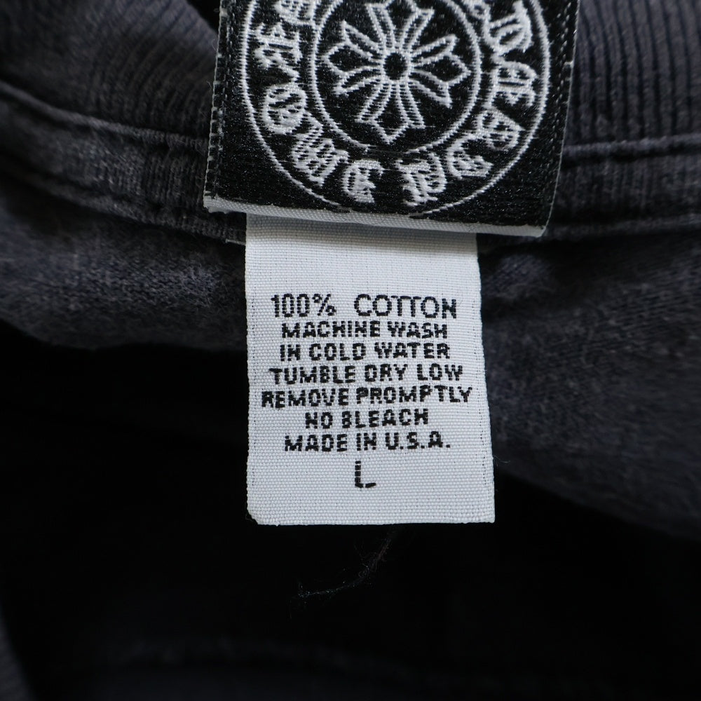 CHROME HEARTS(クロムハーツ) OLD MAXFIELD COLLABORATION BIG DAGGER TEE マックスフィールド胸ポケット バックダガープリント anvil タグ 半袖Tシャツ カットソー