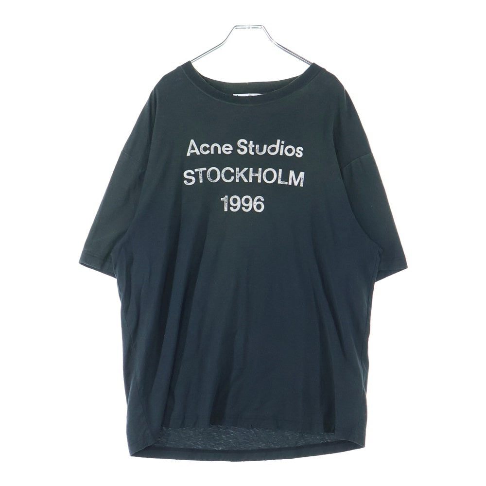 Acne Studios(アクネ ストゥディオズ) スタンプロゴ ダメージ Tシャツ FN-UXーTSHI000013 オリーブ