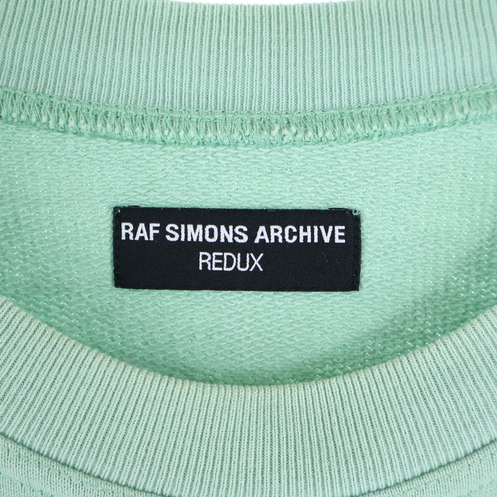 RAF SIMONS(ラフシモンズ) 21SS ARCHIVE REDUX SWEATER WITH NEBRASKA PRINT ネブラスカプリント 長袖スウェットトレーナー A01-130 19004-00021