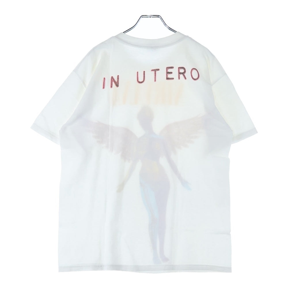 VINTAGE(ヴィンテージ) 00s NIRVANA IN UTERO Y2K ニルヴァーナ インユーテロ Tシャツ 半袖カットソー ホワイト
