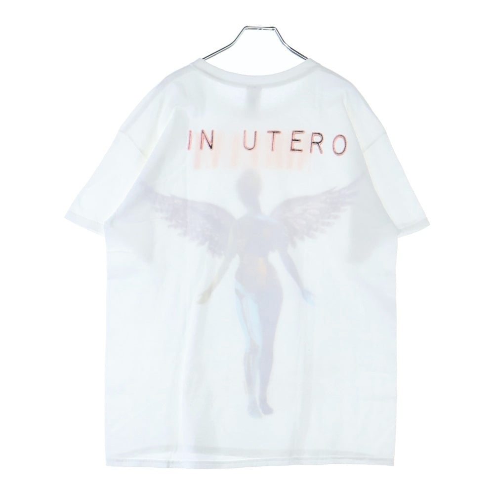 VINTAGE(ヴィンテージ) 00s NIRVANA IN UTERO Y2K ニルヴァーナ インユーテロ Tシャツ 半袖カットソー ホワイト