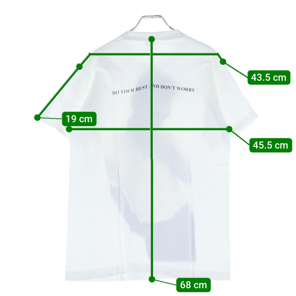 VINTAGE(ヴィンテージ) 90s MORRUSSEY do your best and don't worry 1995 モリッシー 半袖Tシャツ カットソー ホワイト