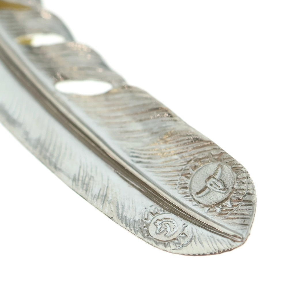 TADY & KING(タディアンドキング) ハートK18フェザーGPロングホーン 特大 左向きネックレストップ