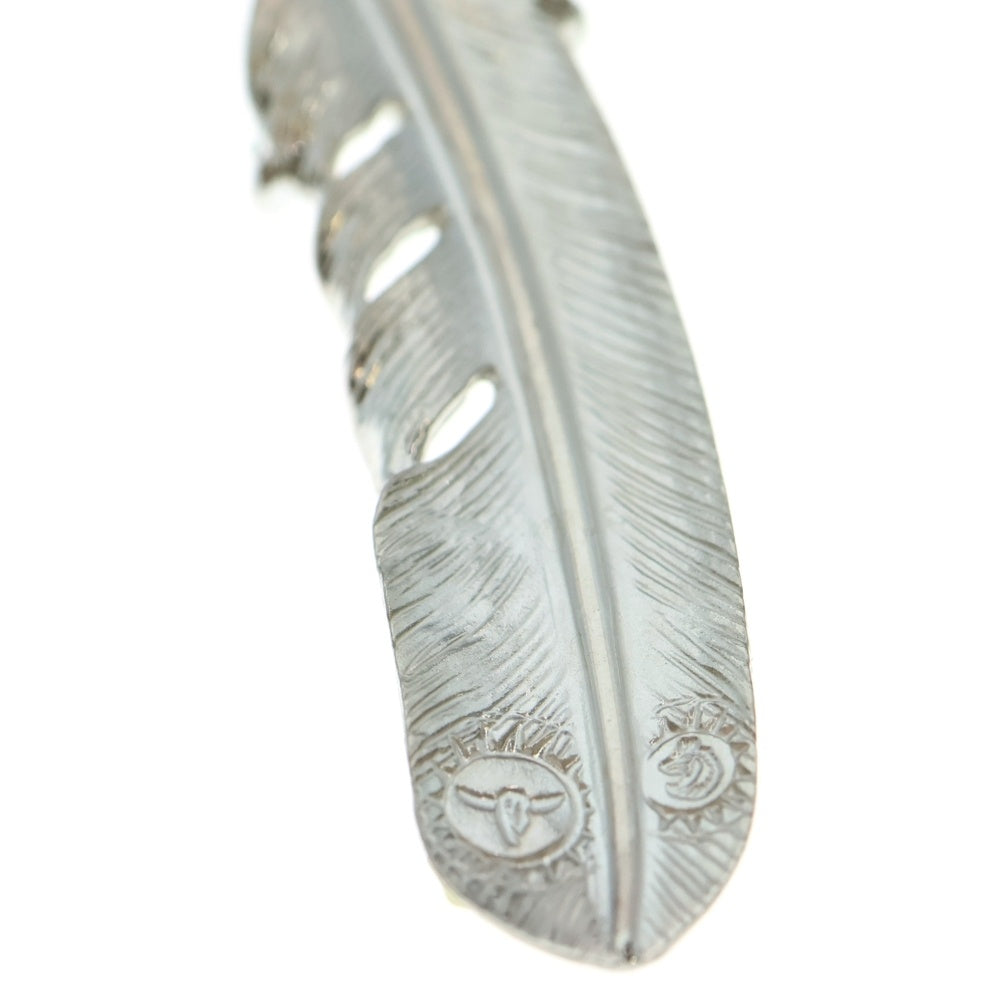 TADY & KING(タディアンドキング) 銀爪 ツメSVフェザーGPイーグル 特大フェザーペンダント シルバー/ゴールド 右向き