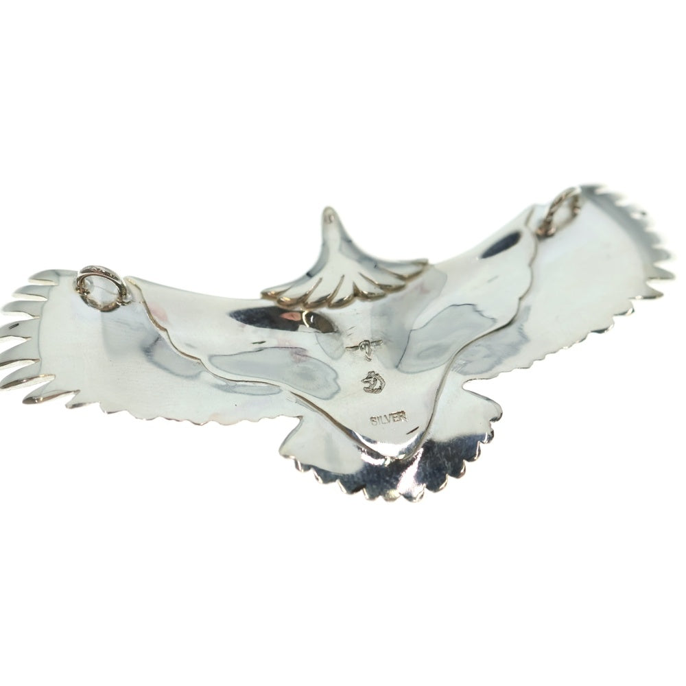 TADY & KING(タディアンドキング) SV 大イーグル 全銀 ネックレストップ シルバー