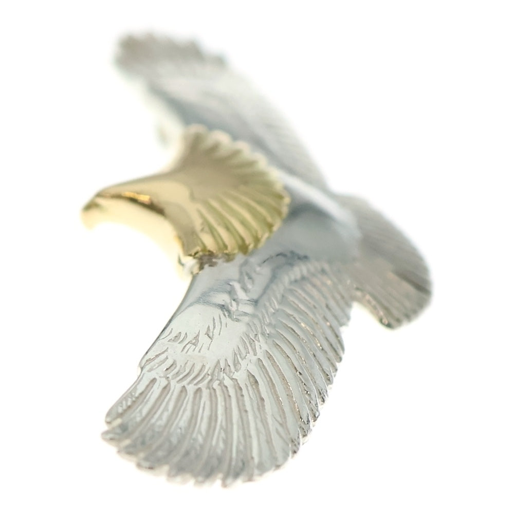 TADY & KING(タディアンドキング) K18 ベビーイーグル頭金 ネックレストップ シルバー/ゴールド