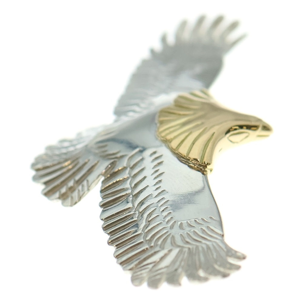 TADY & KING(タディアンドキング) K18 小イーグル頭金 ネックレストップ シルバー/ゴールド