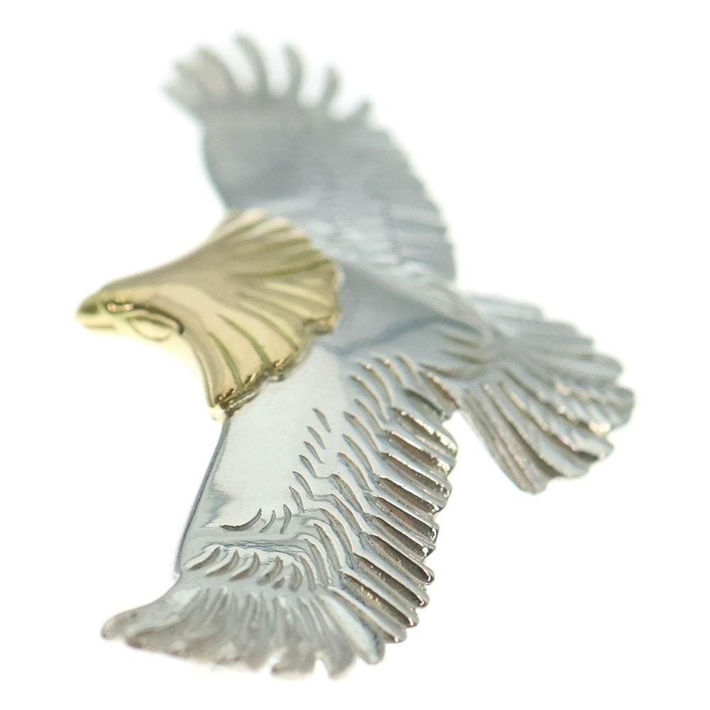 TADY & KING(タディアンドキング) K18 小イーグル頭金 ネックレストップ シルバー/ゴールド