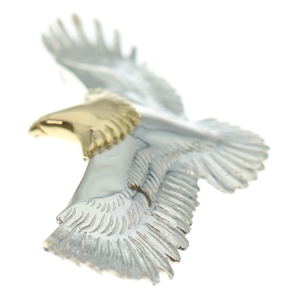 TADY & KING(タディアンドキング) K18 大イーグル頭金 ネックレストップ シルバー/ゴールド