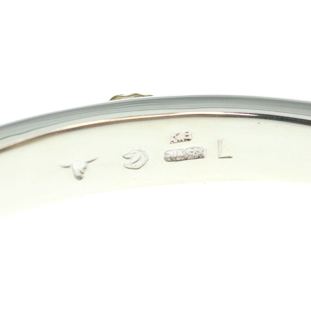 TADY & KING(タディアンドキング) イーグルフェイスバングル GPウルフ シルバー/ゴールド