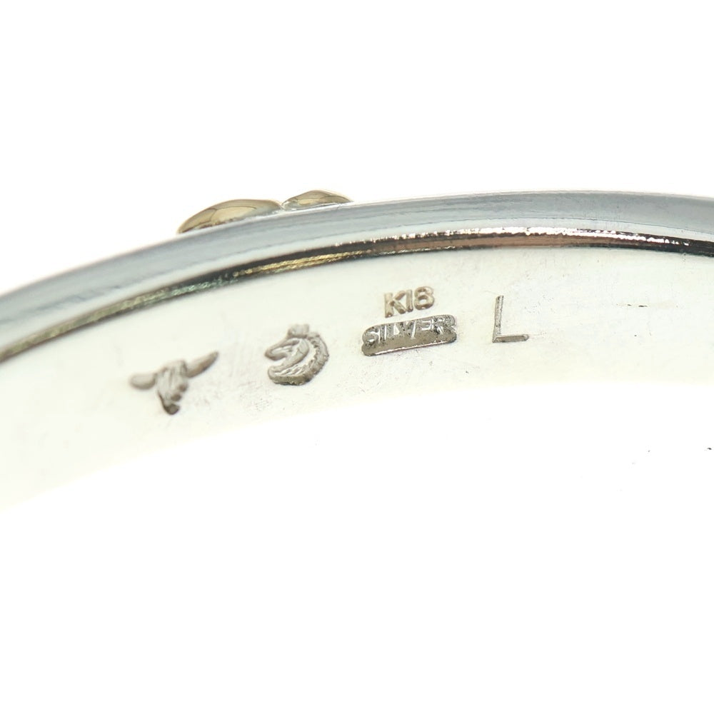 TADY & KING(タディアンドキング) イーグルフェイスバングル GPローズ シルバー/ゴールド