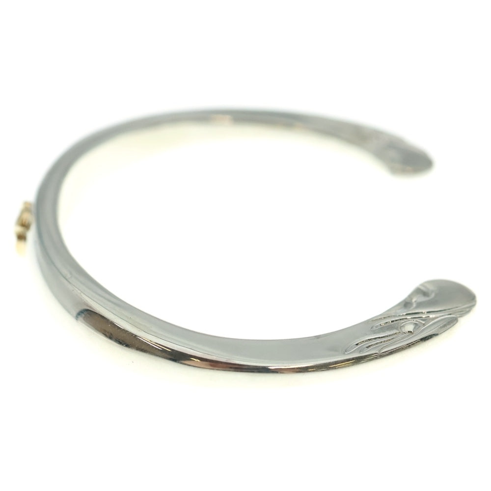 TADY & KING(タディアンドキング) イーグルフェイスバングル GPローズ シルバー/ゴールド