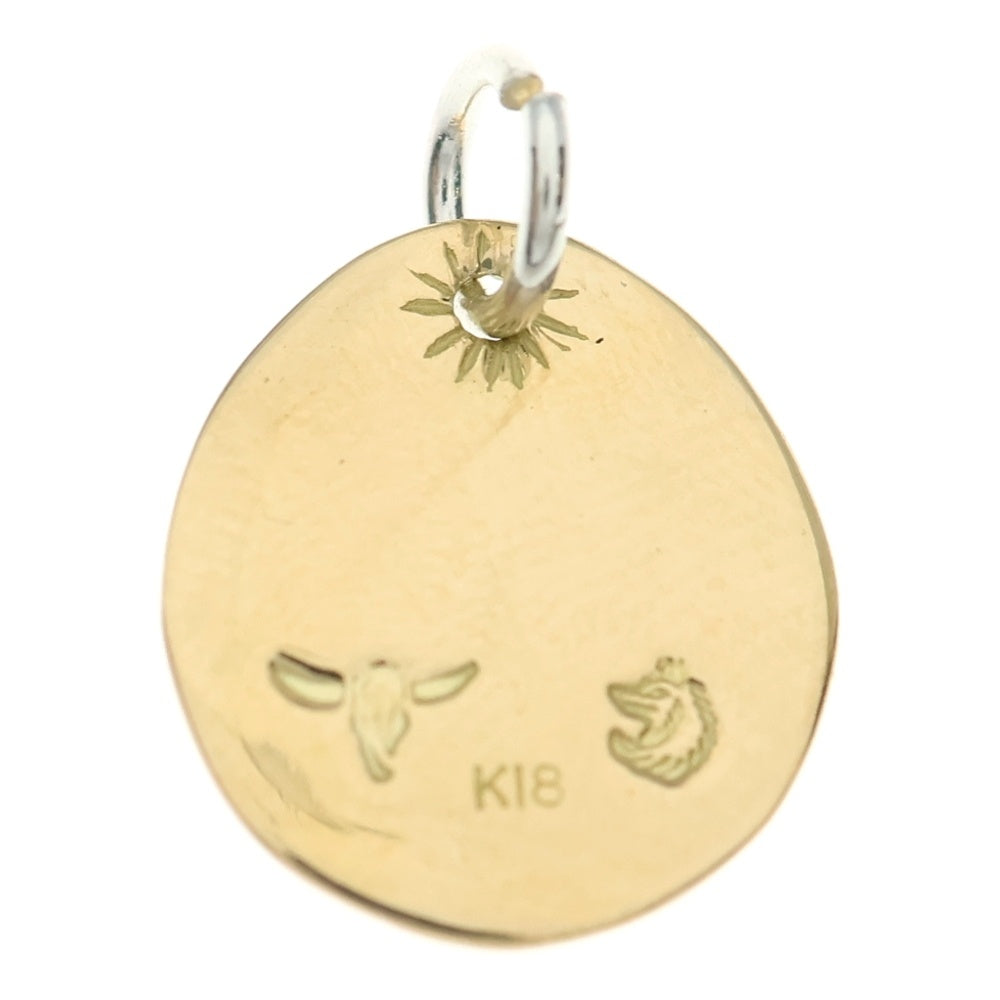 TADY & KING(タディアンドキング) K18 ロングホーン金メタルM ペンダント ネックレストップ ゴールド