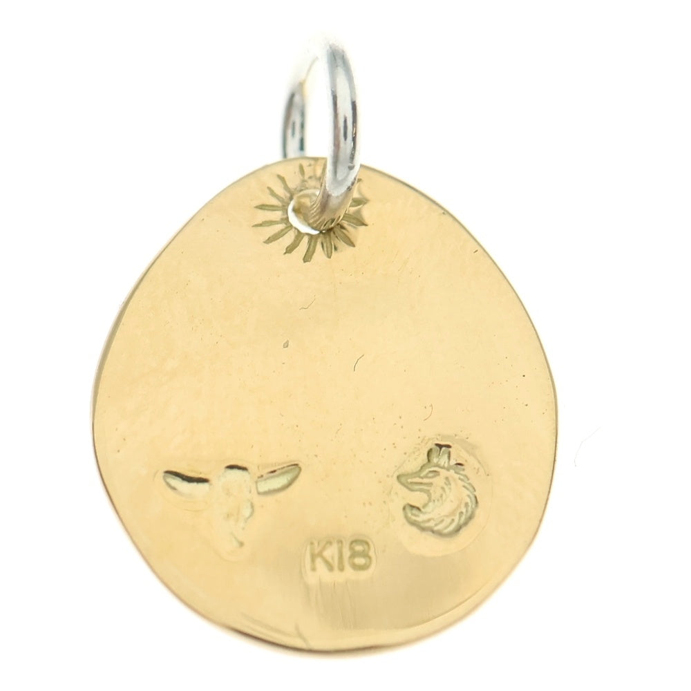 TADY & KING(タディアンドキング) K18 ウルフ金メタルM ペンダント ネックレストップ ゴールド