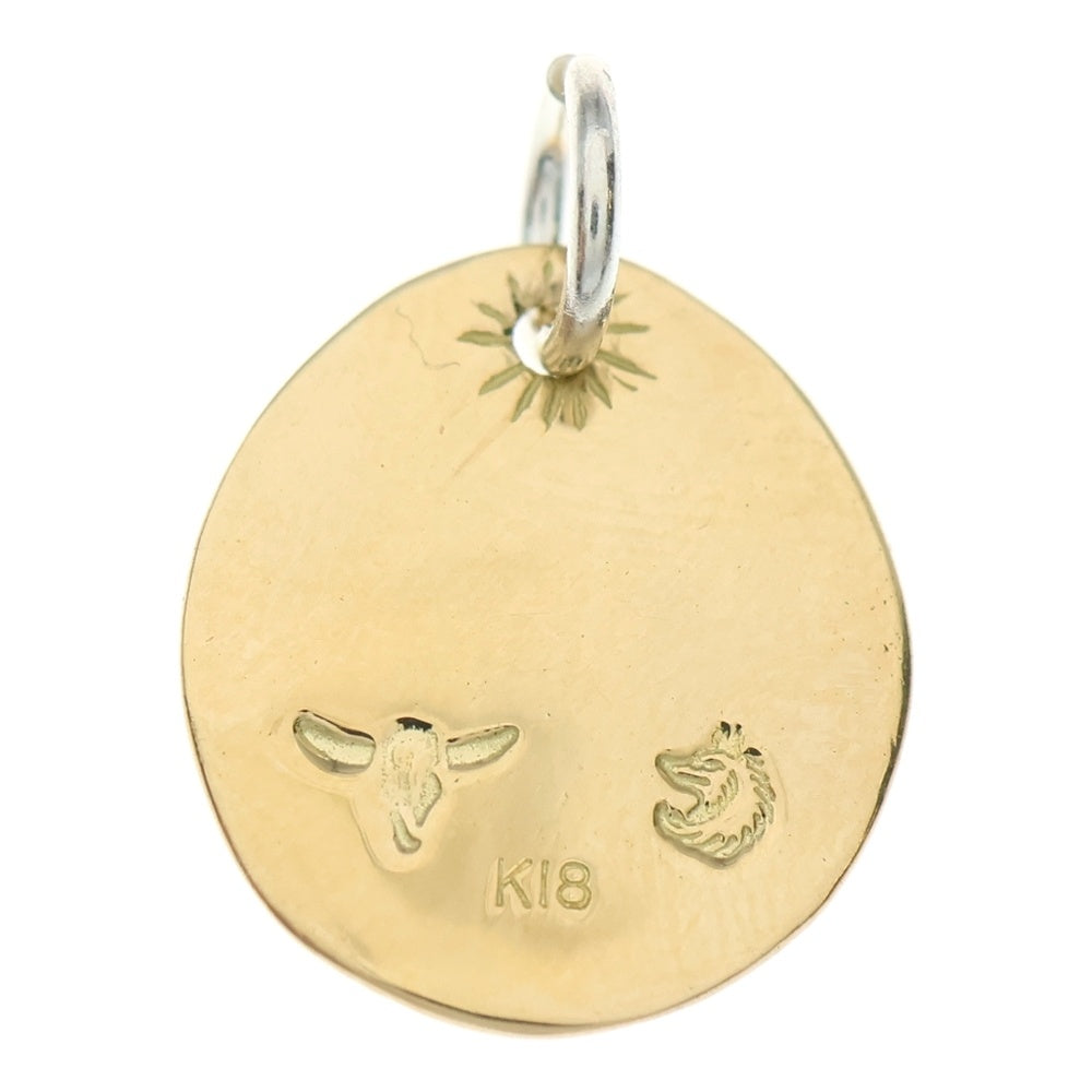 TADY & KING(タディアンドキング) K18 ロングホーン金メタルM ペンダント ネックレストップ ゴールド