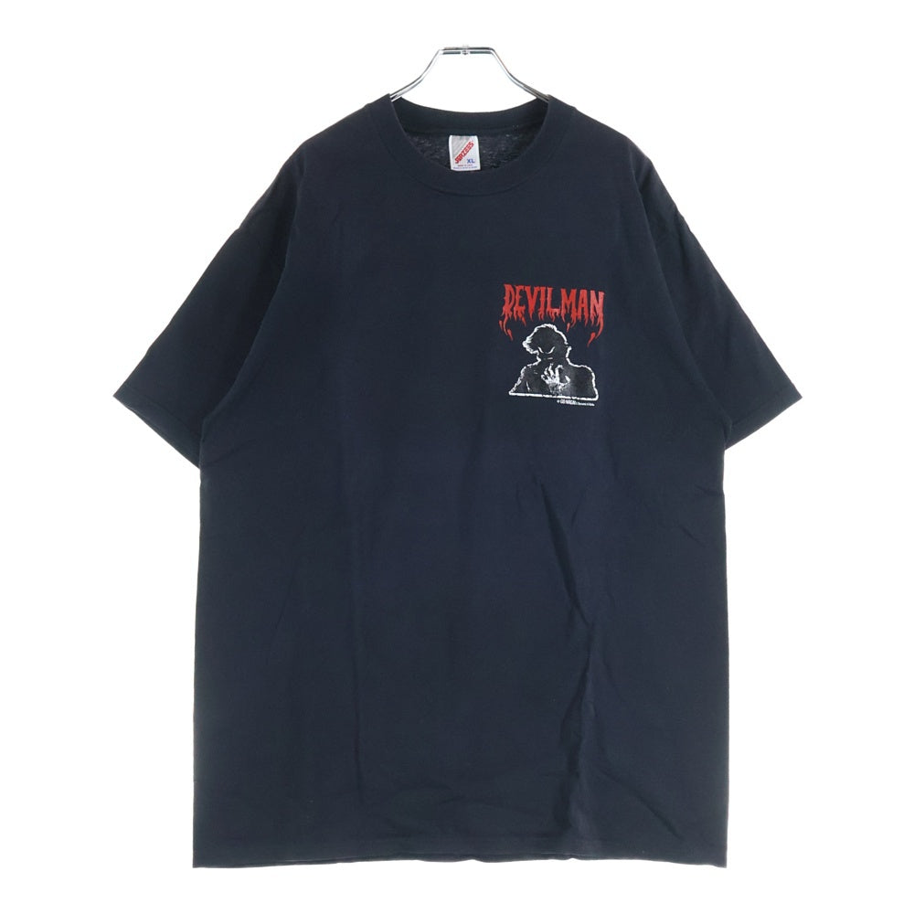 VINTAGE(ヴィンテージ) 90s DEVILMAN ANIME TEE デビルマン 両面プリント Tシャツ 半袖カットソーブラック