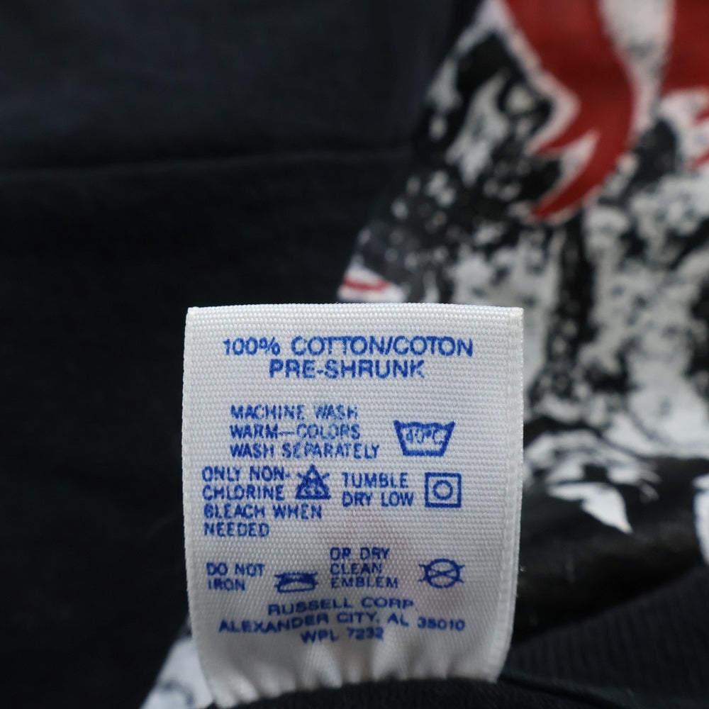 VINTAGE(ヴィンテージ) 90s DEVILMAN ANIME TEE デビルマン 両面プリント Tシャツ 半袖カットソーブラック