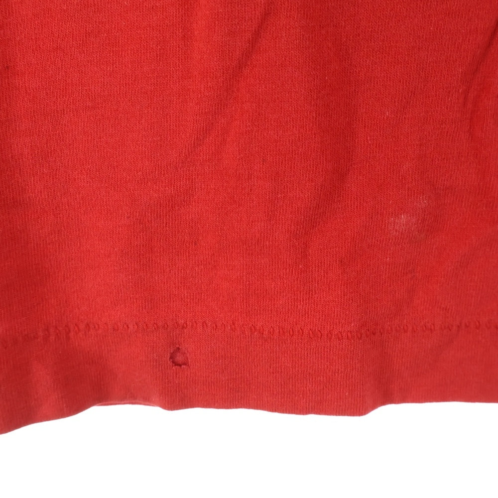 VINTAGE(ヴィンテージ) 80s ALL ALLROY SEZ オール フロント プリント Tシャツ 半袖カットソー レッド