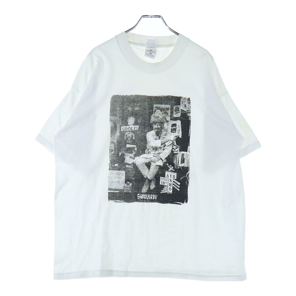 VINTAGE(ヴィンテージ) 90s GHOULARDI グーラーディ Tシャツ 半袖カットソー ホワイト