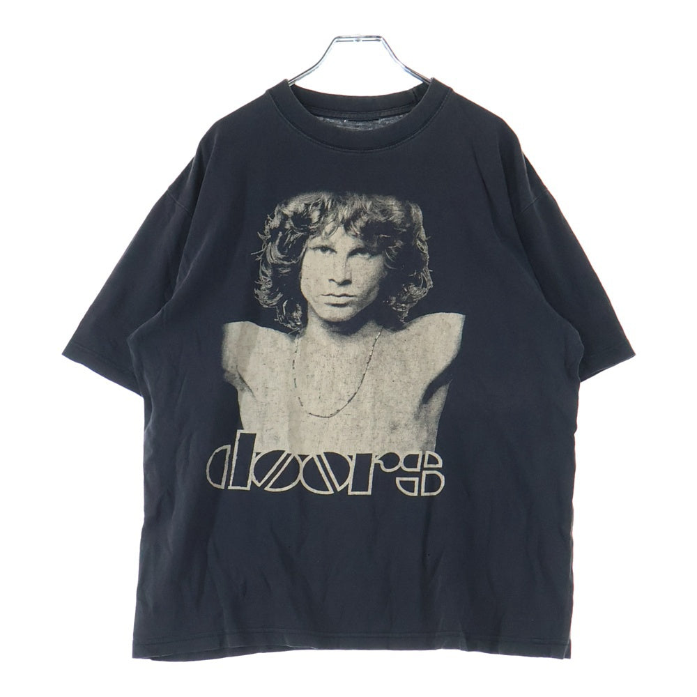 VINTAGE(ヴィンテージ) 90s DOORS JIM MORRISON ドアーズ ジムモリソン フロント プリント Tシャツ 半袖カットソーブラック
