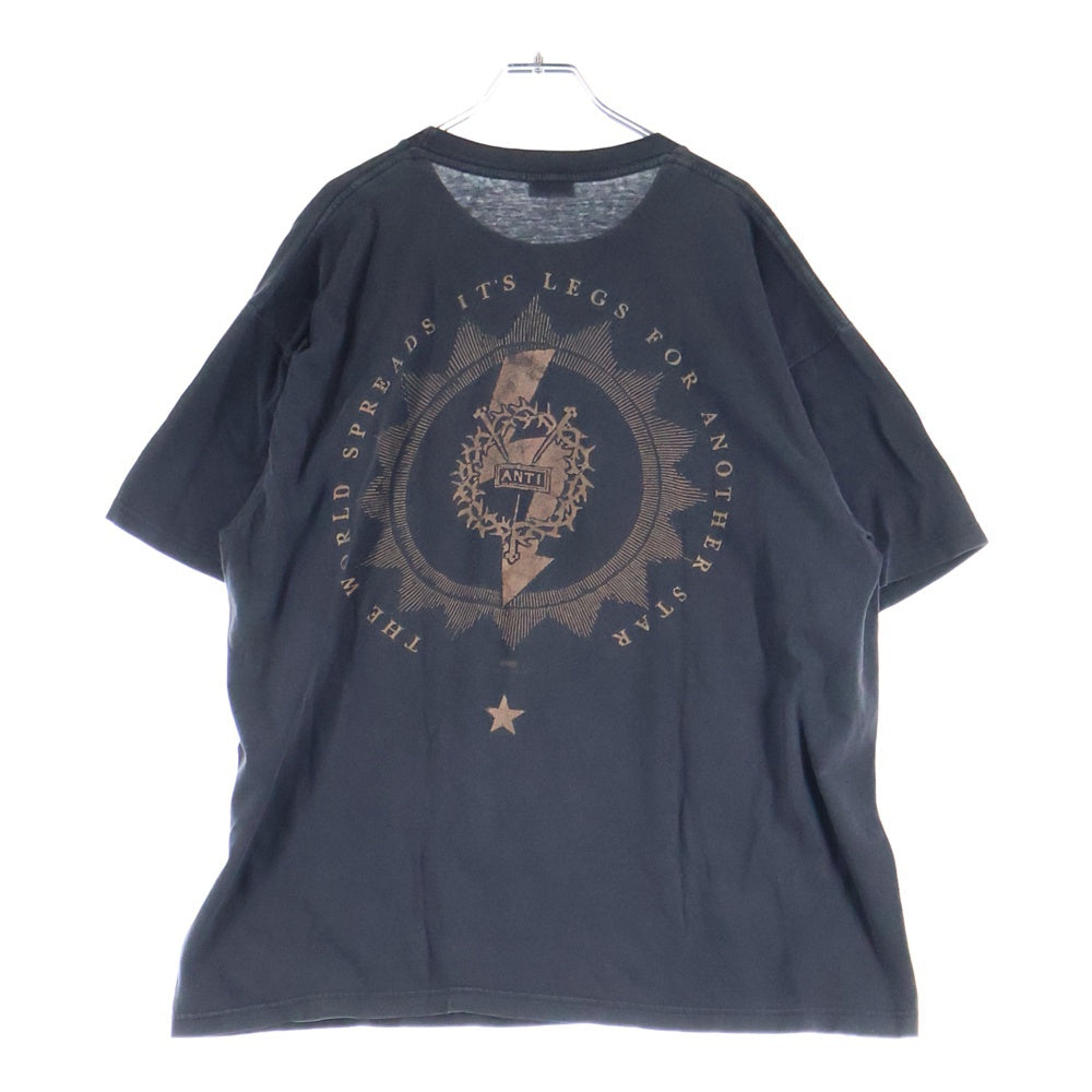 VINTAGE(ヴィンテージ) 90s MARILYN MANSON ANTICHRIST SUPERSTAR マリリンマンソン アンチクライスト スーパースター 両面プリント Tシャツ 半袖カットソーブラック