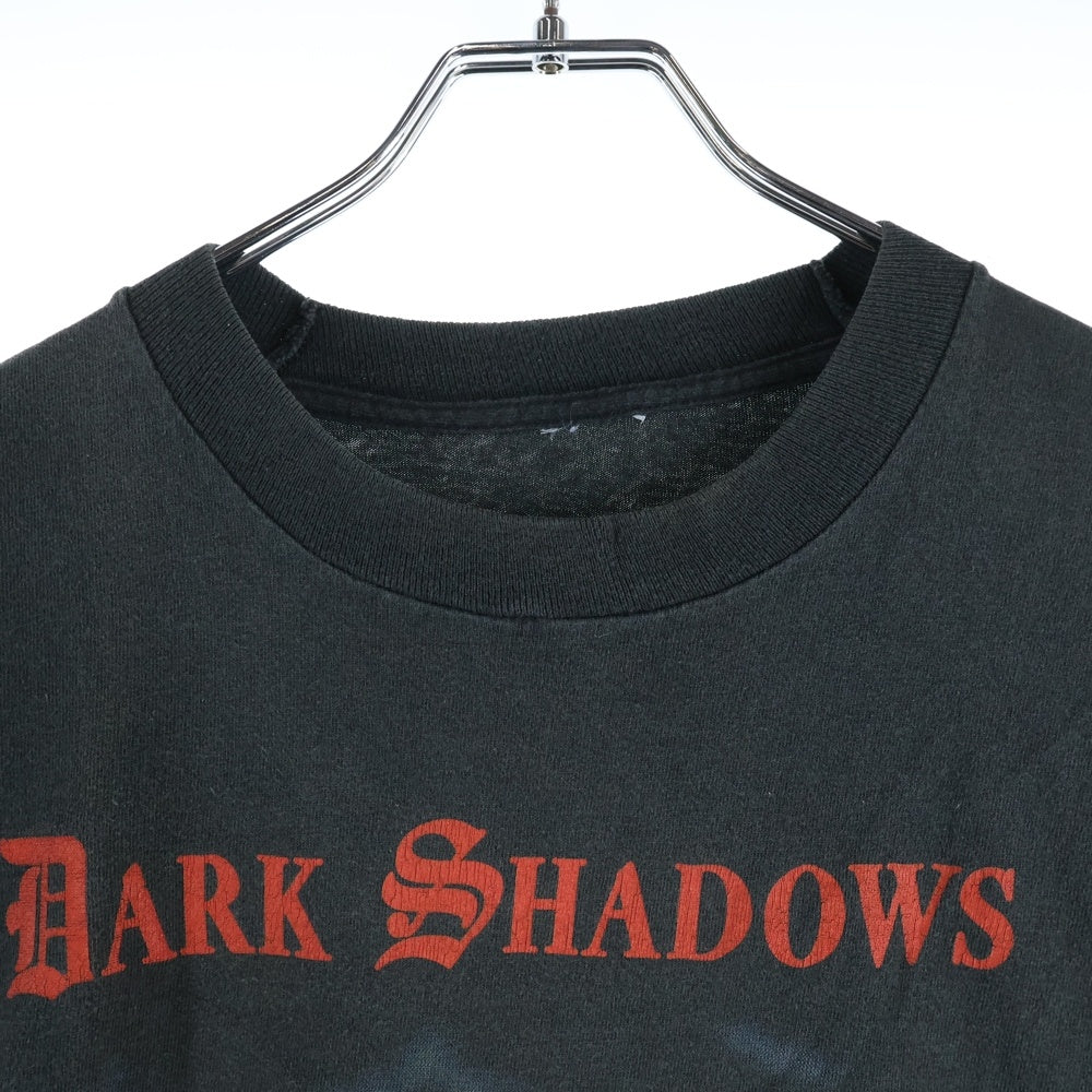 VINTAGE(ヴィンテージ) 90s DARK SHADOWS MOVIE TEE ダーク シャドー フロント プリント Tシャツ 半袖カットソーブラック
