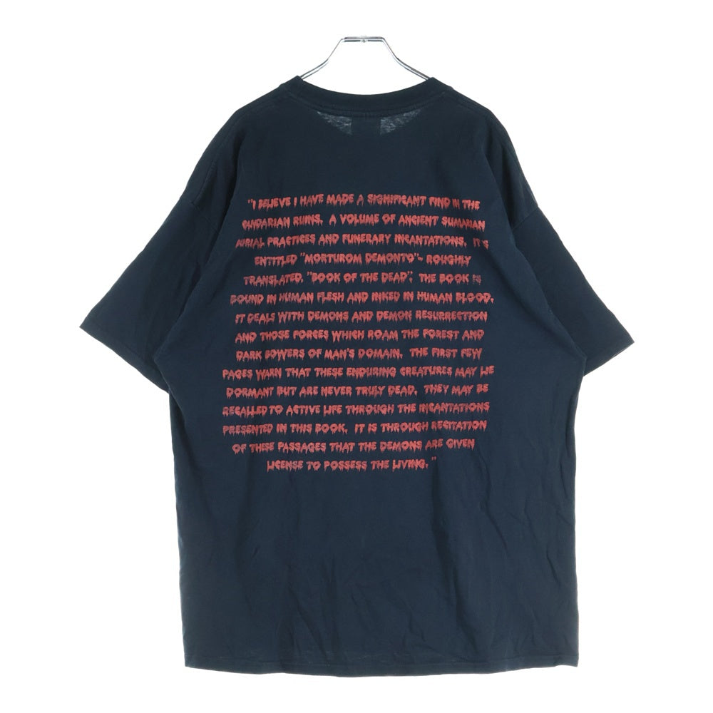 VINTAGE(ヴィンテージ) 00s EVIL DEAD MOVIE TEE 死霊のはらわた プリント Tシャツ 半袖カットソーブラック