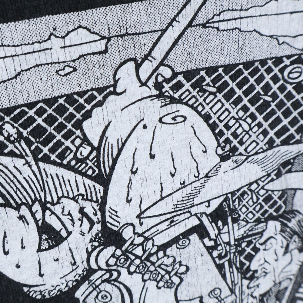 VINTAGE(ヴィンテージ) 90s ALL PUMMEL パメル 両面プリント Tシャツ 半袖カットソーブラック