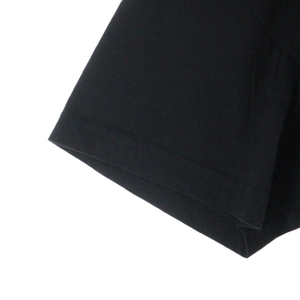 CHROME HEARTS(クロムハーツ) CH T SHRT ネックロゴ プリント 半袖 Tシャツ ブラック/パープル