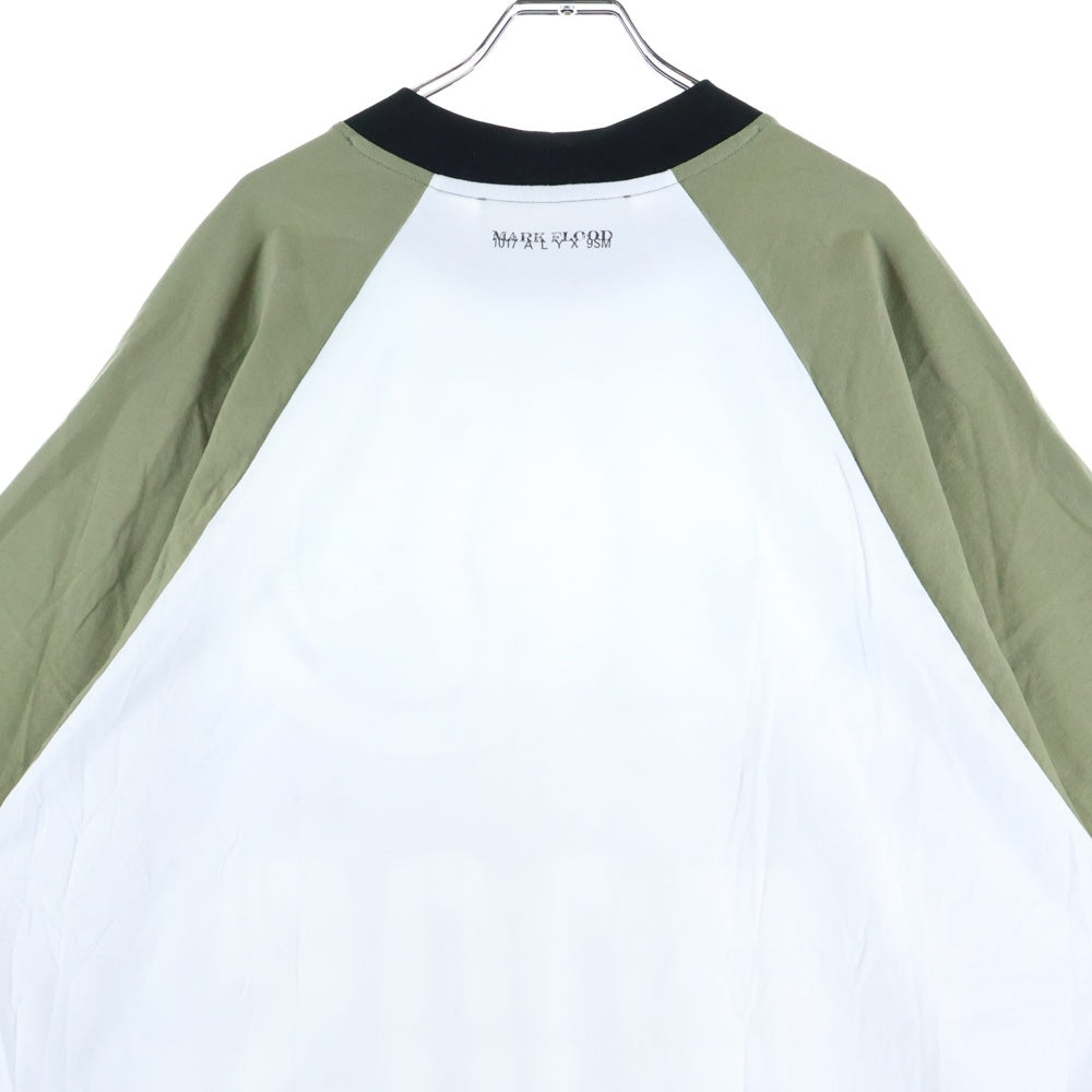 1017 ALYX 9SM(アリクス) グラフィック プリント ラグラン 半袖 Tシャツ オリーブ