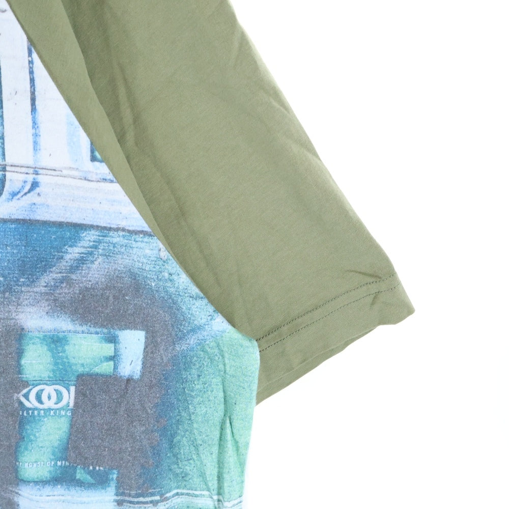 1017 ALYX 9SM(アリクス) グラフィック プリント ラグラン 半袖 Tシャツ オリーブ