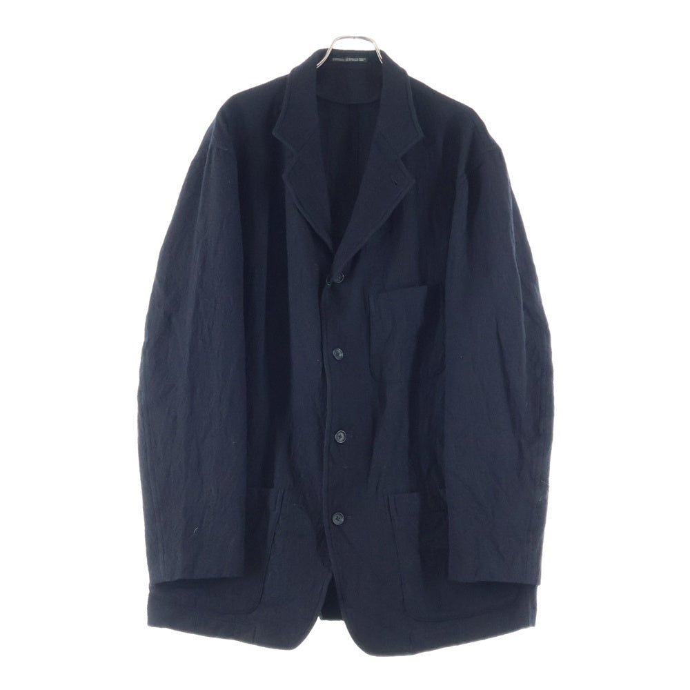 Y's for men(ワイズフォーメン) × MASSES SHRINK SERGE FULLING JACKET ML-J90-143-1 マシス シュリンクサージ ジャケット ブラック