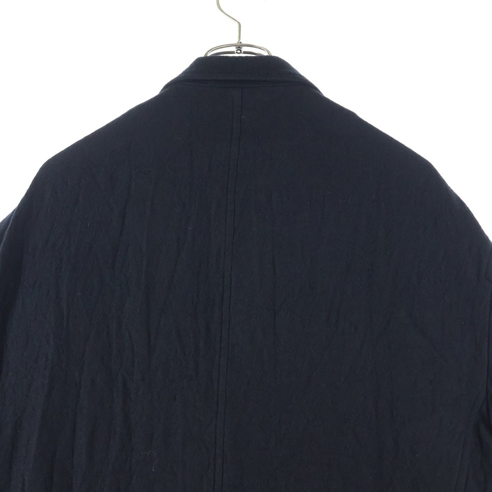 Y's for men(ワイズフォーメン) × MASSES SHRINK SERGE FULLING JACKET ML-J90-143-1 マシス シュリンクサージ ジャケット ブラック